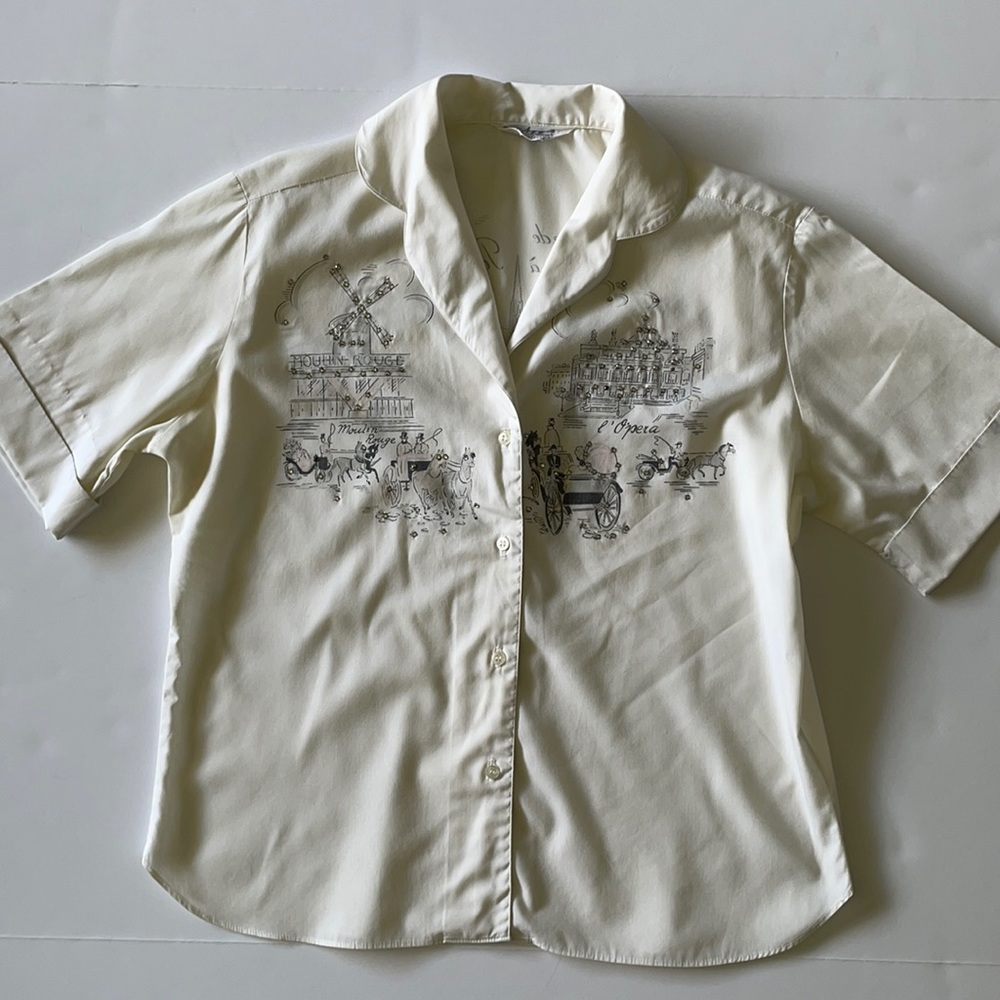 Vintage Paris Blouse | size 16